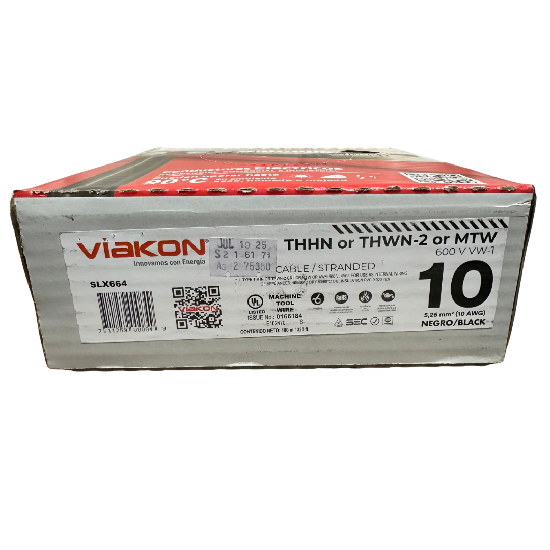 Cable thhn 10 viakkon 100m