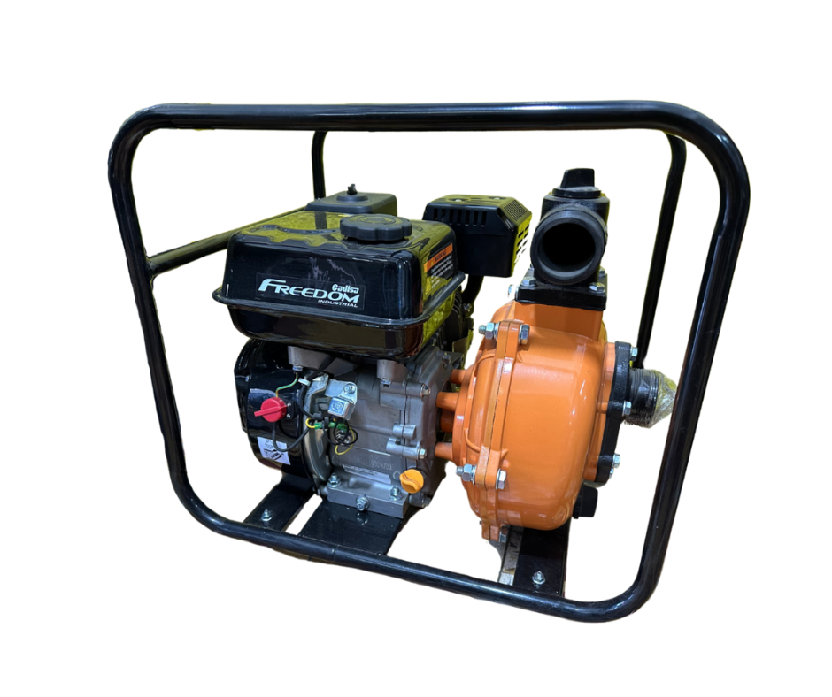 Bomba de Agua a Gasolina 6.5 HP para Riego Agrícola
