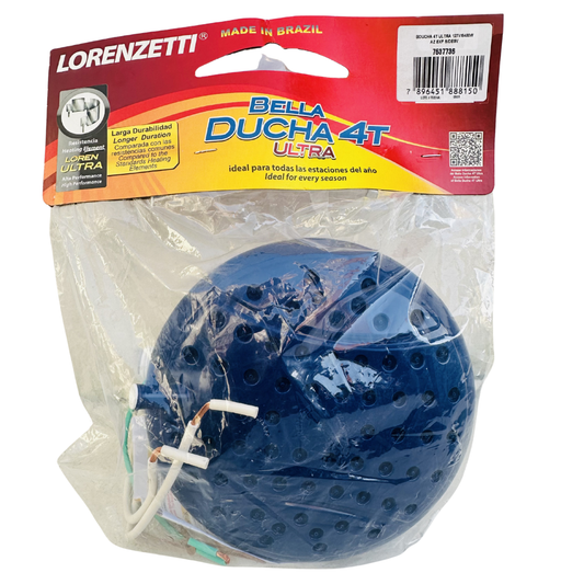 Ducha eléctrica Lorenzetti Bella Ducha 4T Ultra 127V 5400W con manguera y accesorios