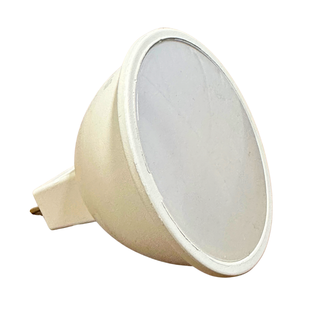 Bombilla LED MR16 5W luz cálida 3000K, 600 lúmenes 
