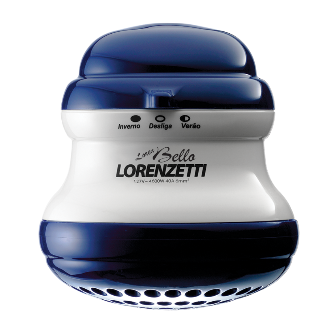 Ducha eléctrica Lorenzetti Loren Bello Ultra 127V 5500W con manguera ducha manual y accesorios