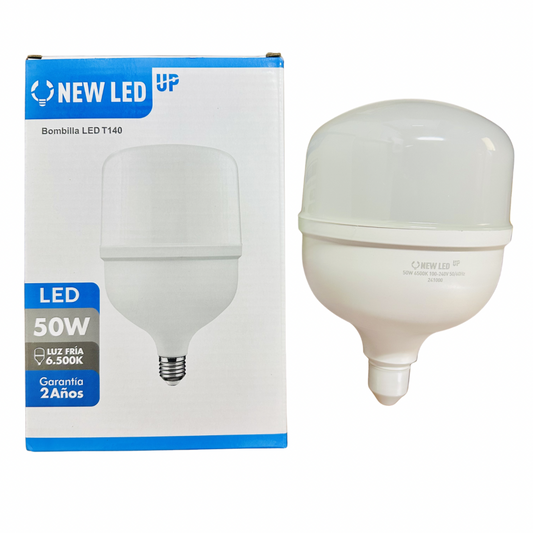 Bombilla LED 50W luz fría 6500K E27 New LED UP alta luminosidad