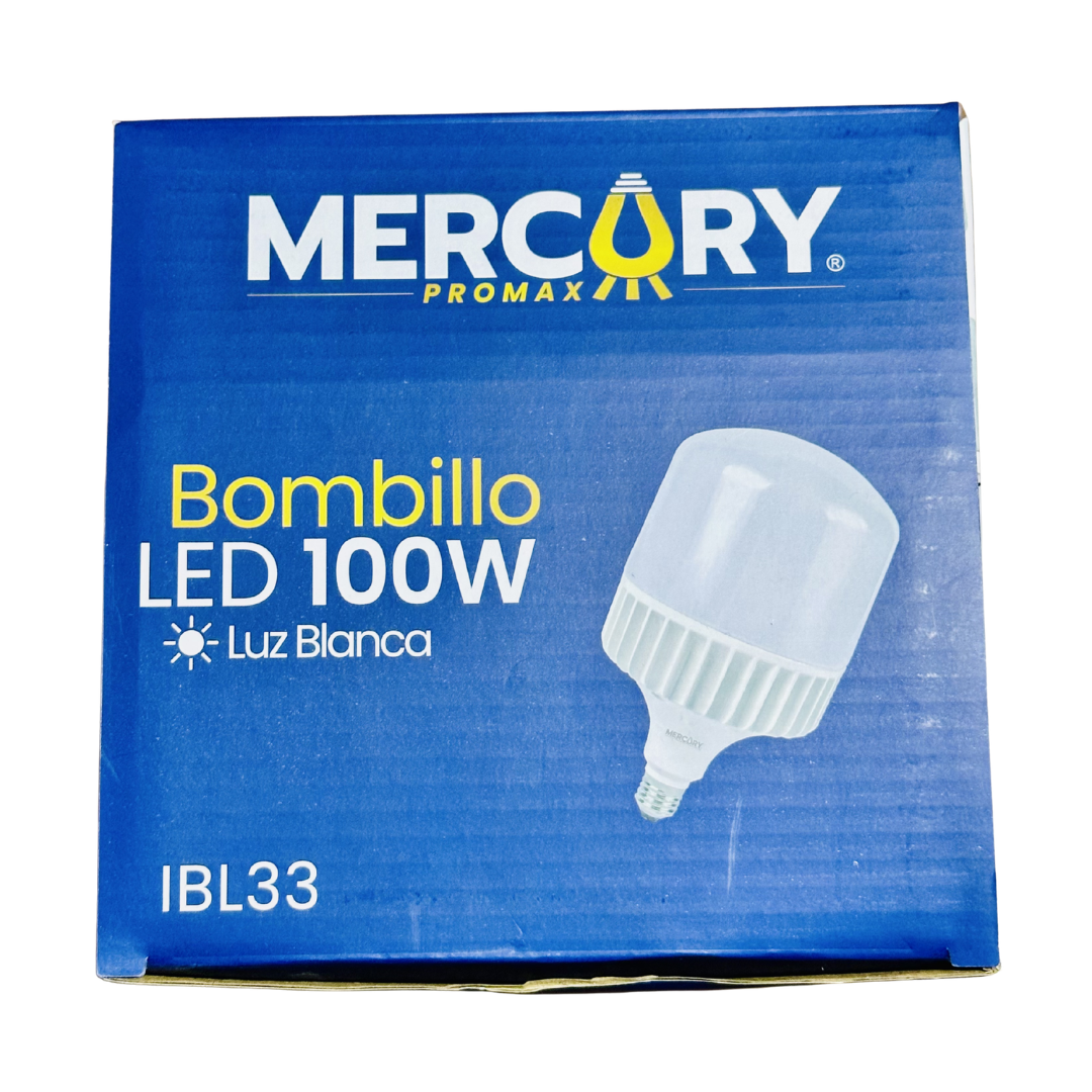 Bombilla LED industrial Mercury Promax 100W luz blanca 6500K base E27 8500 lúmenes