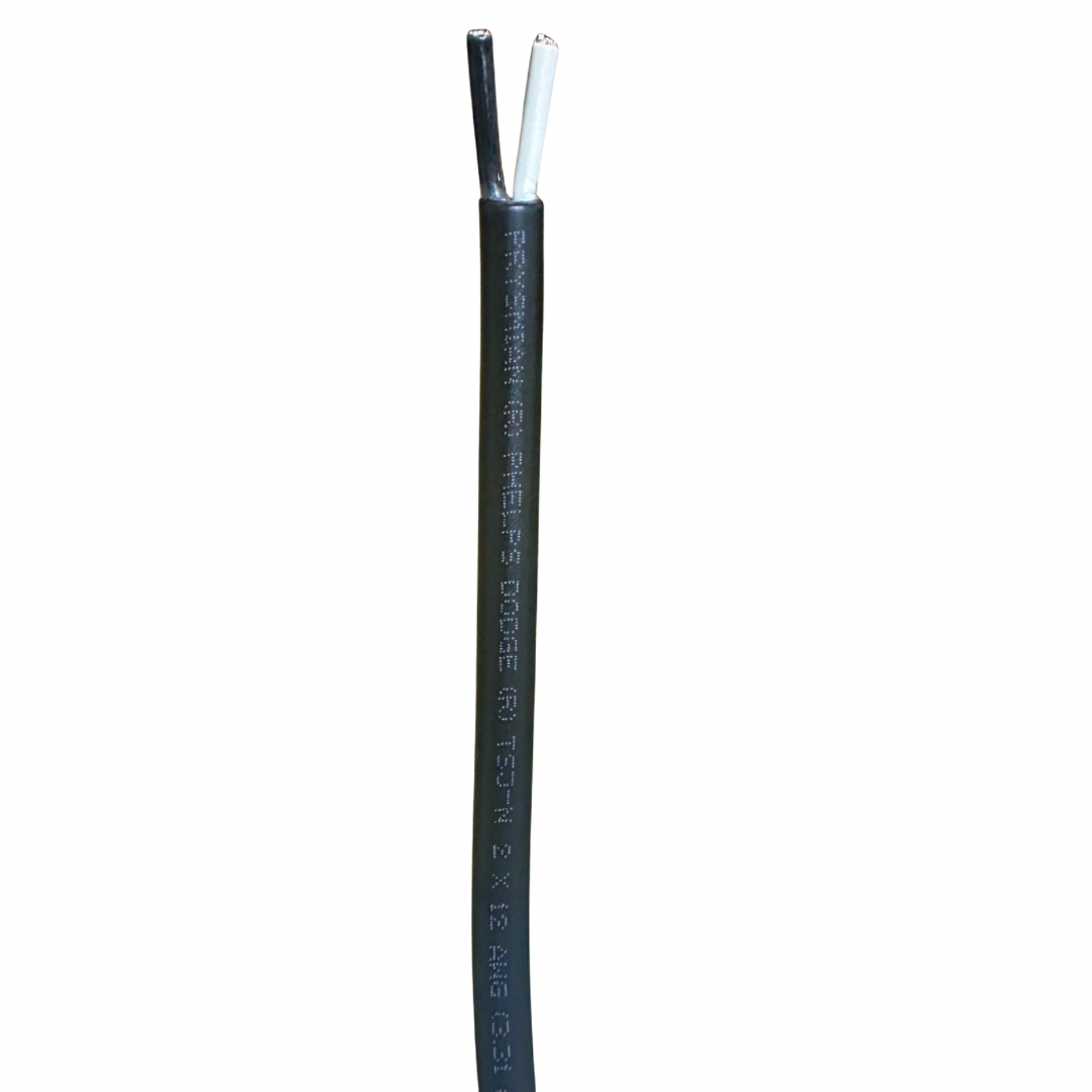 Cable eléctrico flexible TSJ 2x12 AWG 100% cobre (Phelps Dodge)