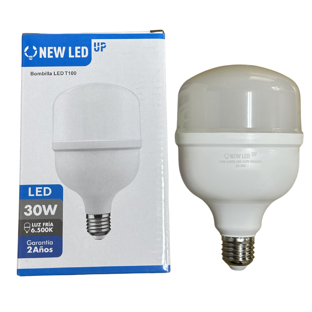 Bombilla LED 30W luz fría 6500K E27 New LED UP alta potencia