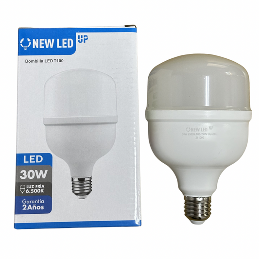 Bombilla LED 30W luz fría 6500K E27 New LED UP alta potencia